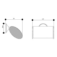Держатель для туалетной бумаги Bongio Fleur, цвет: золото 24к.
