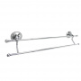 Nicolazzi Cristallo Di Rocca Полотенцедержатель двойной 52 см, подвесной, цвет: хром