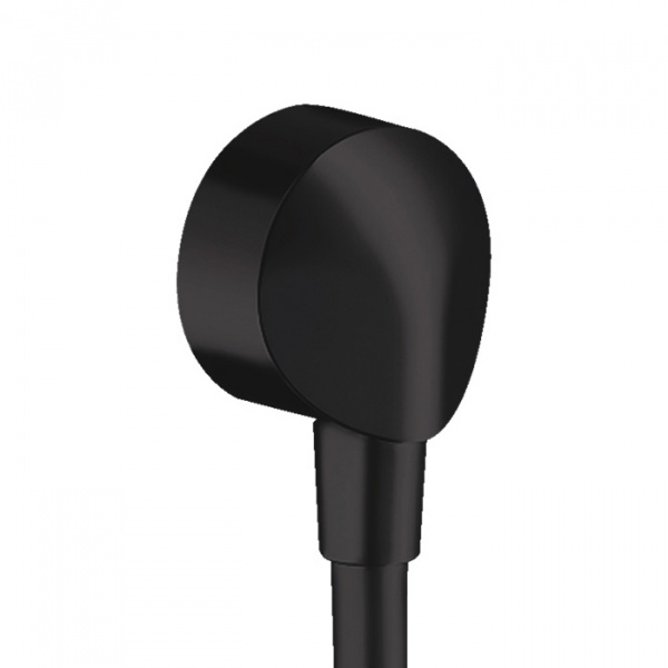 Hansgrohe Fixfit E Шланговое подсоединение 1/2", цвет: черный матовый