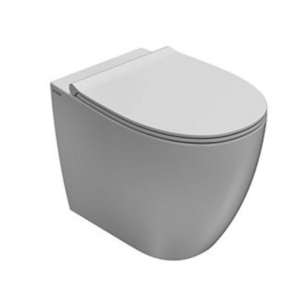 Globo 4ALL Унитаз приставной  54х36см, крепёж  в комплекте, цвет: белый, сиденье на выбор