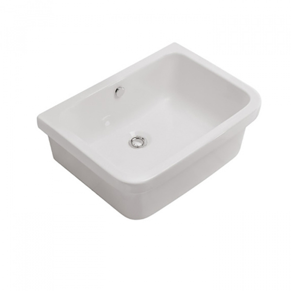 Globo Lavabi d'arr Постирочная раковина 60х46х22см, без отв., цвет: белый