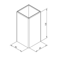 Стакан настольный Bongio Domino, цвет: белый