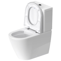 Duravit D-Neo Моноблок 37x65 см, безободковый, слив универсальный, цвет: белый