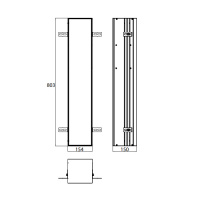 EMCO Asis Plus Модуль для унитаза встраиваемый 80.3см., ершик, держатель т/бумаги, запасного рулона , левый, под укладку плиткой