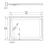 Bette  Душевой поддон 140х100х3.5 см, прямоугольный, D9см, цвет: белый