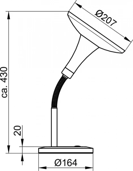 Косметическое зеркало Keuco Bella Vista 17677 019000 с подсветкой