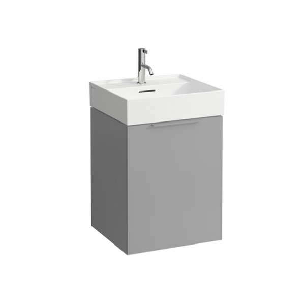 Laufen Kartell Тумба с раковиной, 49х45.5х61.5см, с 1 выдвиж. ящиком с полкой, с сифоном, цвет: серый матовый