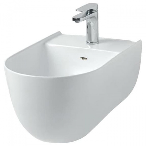 Artceram THE ONE Биде подвесное  52х35см, с креплениями, с 1 отв под смеситель. цвет: белый матовый