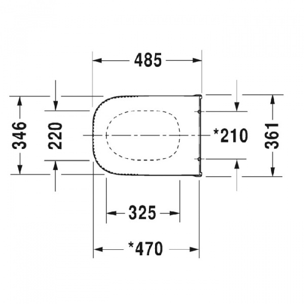 Duravit D-Code Сиденье для унитза удлиненное, съемное, с микролифтом, цвет: белый