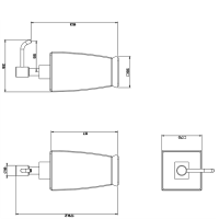 Gessi Mimi Дозатор для жидкого мыла настольный керамический, цвет: хром/белый