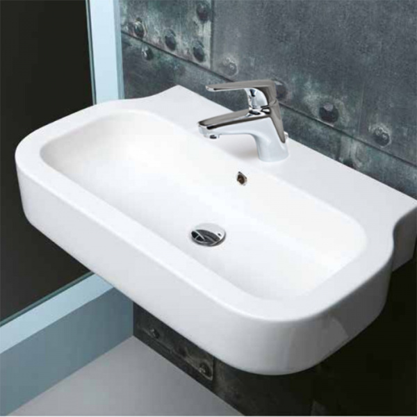 AZZURRA GLAZE Раковина 60х46 см, 1 отв., подвесная, цвет: белый