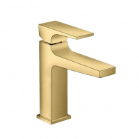 Hansgrohe Metropol Смеситель для раковины 110, на 1 отв, с донным клапаном, излив 135мм, цвет: золото