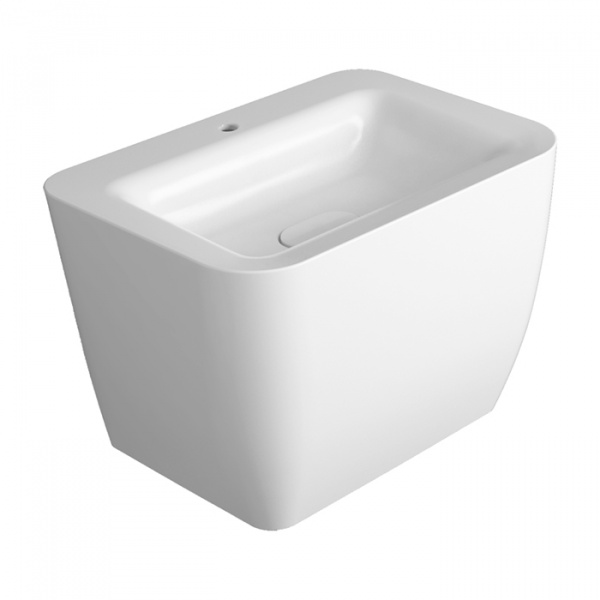 Simas Henges Раковина подвесная 70х50х48 см,с 1 отв под смеситель, с донным клапаном керамическим PLHE, цвет: белый