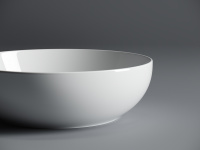 Умывальник чаша накладная круглая Element 370*370*110мм Ceramica Nova белый CN6020