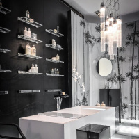 Laufen Kartell Зеркало круглое d=78см, настенное, без подсветки, цвет: прозрачный кристал