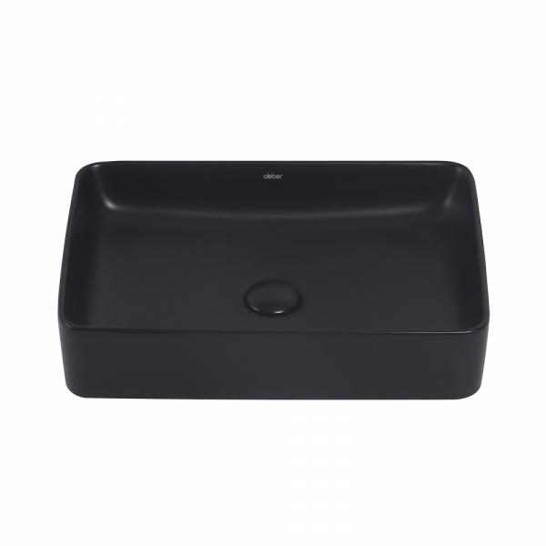 Раковина накладная ABBER Rechteck AC2207MB черная матовая