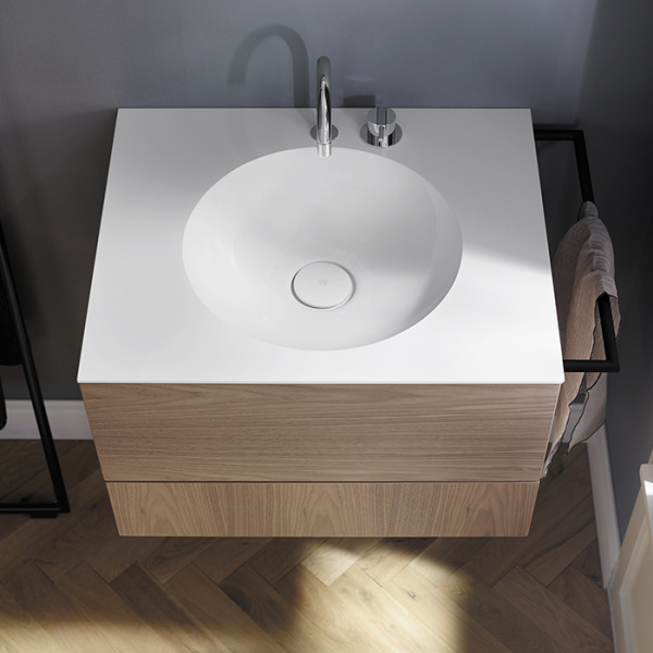 Burgbad Coco Комплект подвесной мебели 60x50x40 см, цвет: коньячный орех