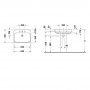 DURAVIT Happy D.2 Раковина 65х50 см, 1 отв., со слив-переливом, цвет: белый