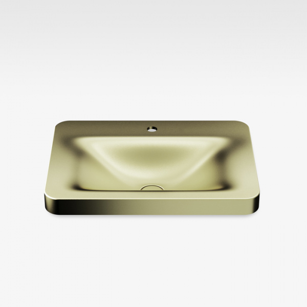 Armani Roca Baia Раковина 66x47 см, 1 отв., встраиваемая сверху, цвет: shagreen matt gold