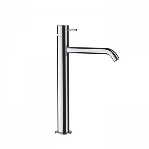 Kerasan Nolita Смеситель для раковины на 1 отв., без донного клапана, излив 165мм h215мм, цвет: хром