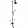 CISAL Arcana Термостатический смеситель для ванны/душа с душевым комплектом и верхним душем, цвет: хром