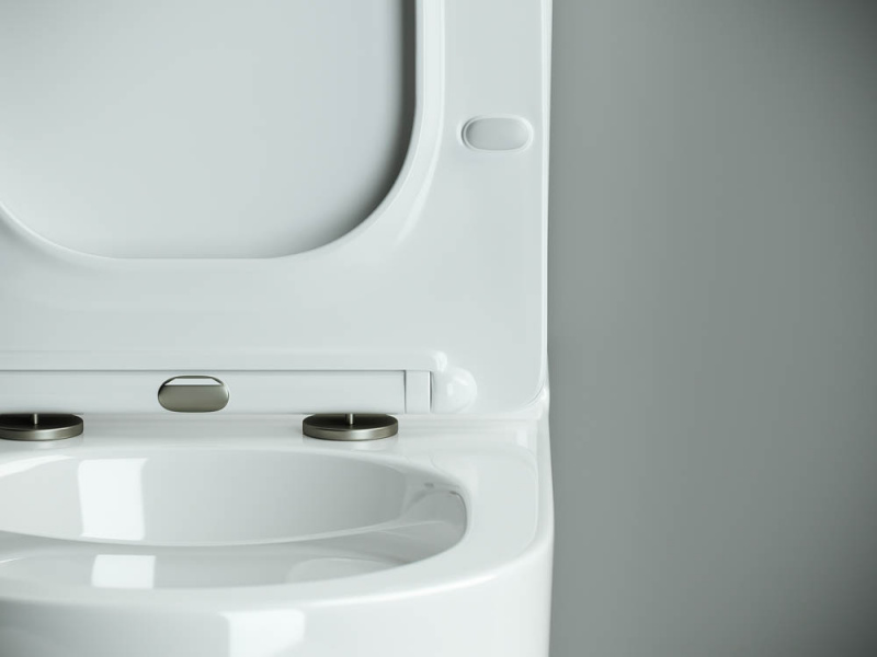 Напольный пристенный унитаз Metropol Rimless Ceramica Nova белый CN4001