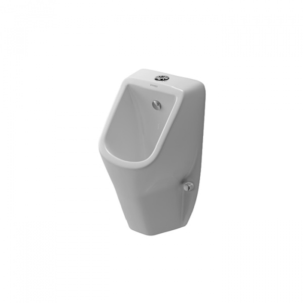 Duravit D-Code Писсуар подача воды сверху, без смывного края, вкл. смывную форсунку, набор для подачи воды, сливной вентиль
