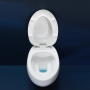 Laufen Alessi One Унитаз подвесной 58.5х39х35.5см, безободковый, с покр. LLC, цвет: белый