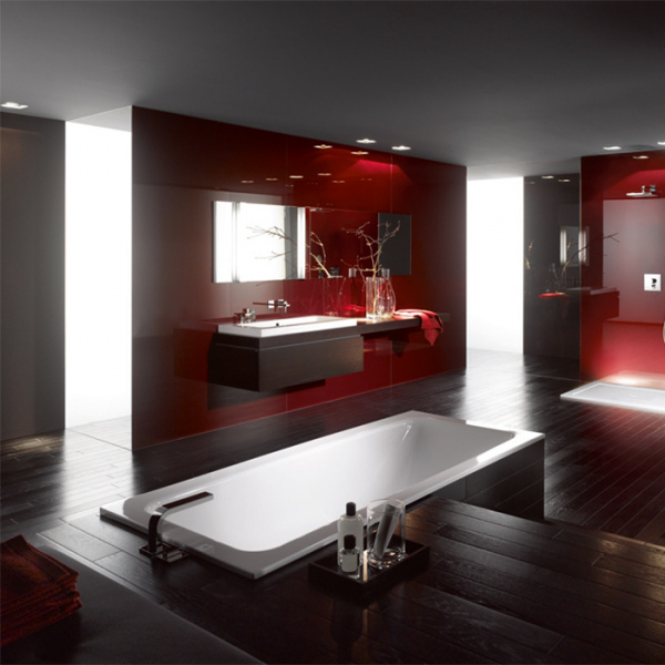 Bette One Ванна с шумоизоляцией пристенная, 170х75х42см., BetteGlasur® Plus