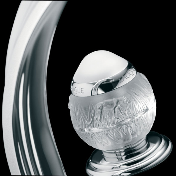 THG Panthere Cristal clair Смеситель для раковины, 3 отв., цвет: хром/прозрачный хрусталь