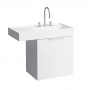 Laufen Kartell Тумба с раковиной, 59.5х45.5х61.5см, с 1 выдвиж. ящиком с полкой, с сифоном, цвет: белый глянцевый