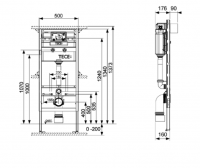 TECE Модуль для уст. унитаза Keramag Espital