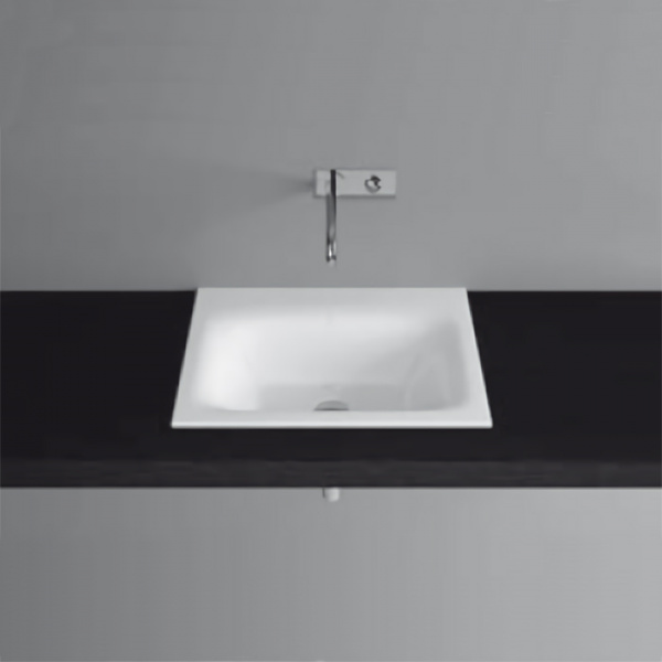 Bette Lux Раковина 60х49.5х12 см, без отв., цвет: белый