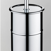 THG Pétale de cristal bleu Ёршик для туалета, подвесной, цвет: хром/синий хрусталь