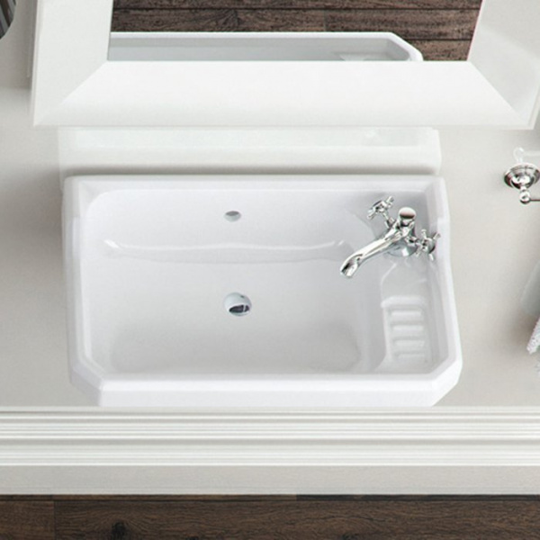 Sbordoni Romana Раковина 50.5х30.5 см, 1 отв., цвет: белый