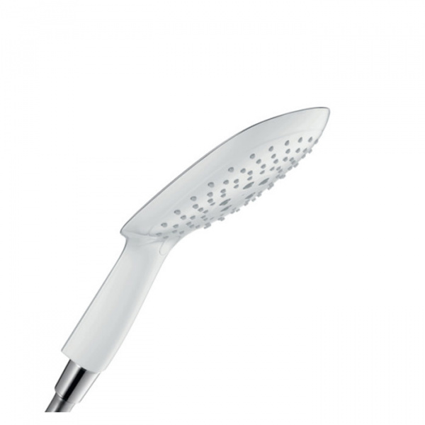 Hansgrohe PuraVida 150 3 jet, Ручной душ с 3мя режимами работы, диаметр лейки: 150 мм, Цвет: хром/белый