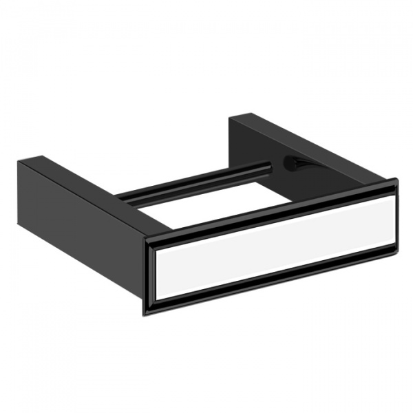 Gessi Eleganza Держатель для туалетной бумаги, подвесной, цвет: черный металлик