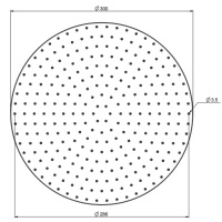 Carlo Frattini Wellness Верхний душ Ø 300 мм., из латуни, цвет: хром