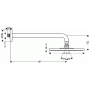 Hansgrohe Raindance S 240 Air 1jet Верхний душ d=240 мм, с кронштейном: 390 мм, цвет: хром