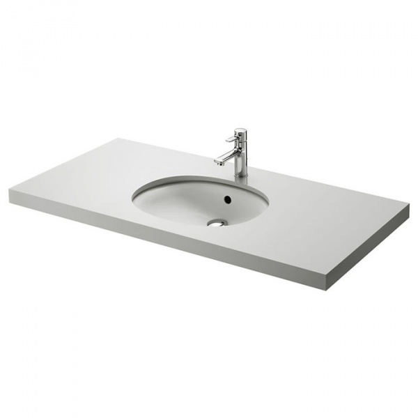 TOTO Public Раковина 54х46x17.2 см, без отв., CeFiONtect, цвет: белый