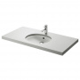 TOTO Public Раковина 54х46x17.2 см, без отв., CeFiONtect, цвет: белый