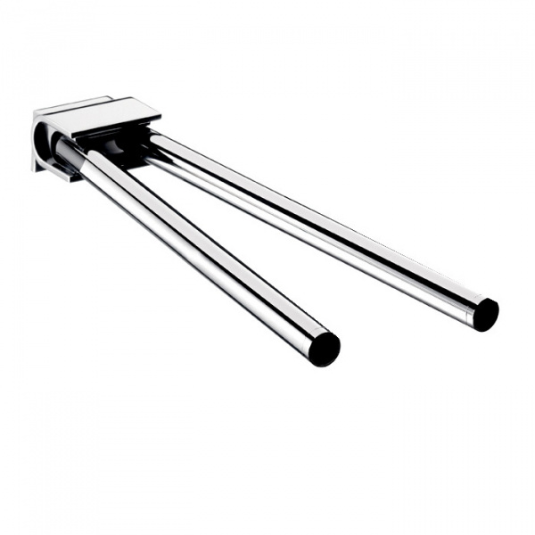 EMCO System2 Двойной повортоный держатель для полотенец, 34.6см, подвесной, цвет: хром