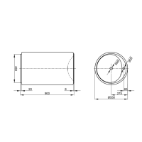 Bette Lux Oval Couture Раковина 55х90 см, 1 отв., цвет: белый, цвет: подиума  слоновая кость