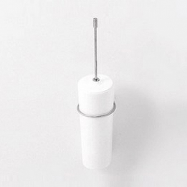 Agape Bucatini Туалетный ёршик, подвесной, цвет: белый/хром