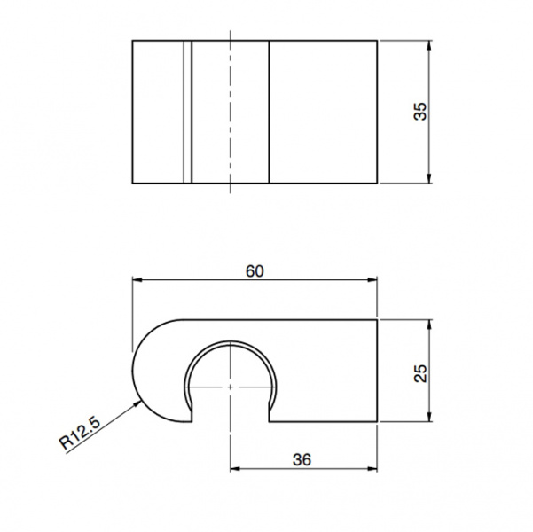 Carlo Frattini Switch Держатель для душа, цвет: хром