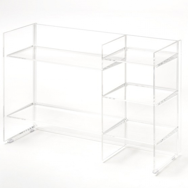 Laufen Kartell Стеллаж, 75х26х53см, пластик, цвет: прозрачный кристал