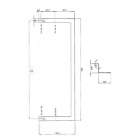 Artceram Blend полотенцедержатель для раковины 55см, подвесной, цвет: хром