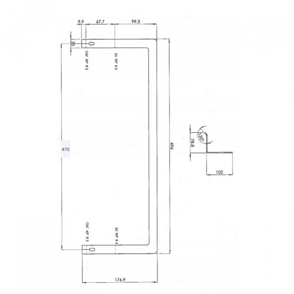 Artceram Blend полотенцедержатель для раковины 55см, подвесной, цвет: хром