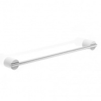 Decor Walther Stone HTE60 Полотенцедержатель 60см, подвесной, цвет: белый / сталь матовая