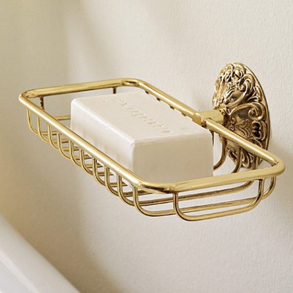 Sbordoni Flora Мыльница-решетка для ванны /душа, подвесная, цвет: бронза